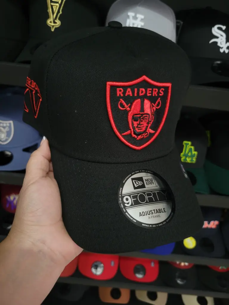 9forty Raiders Red